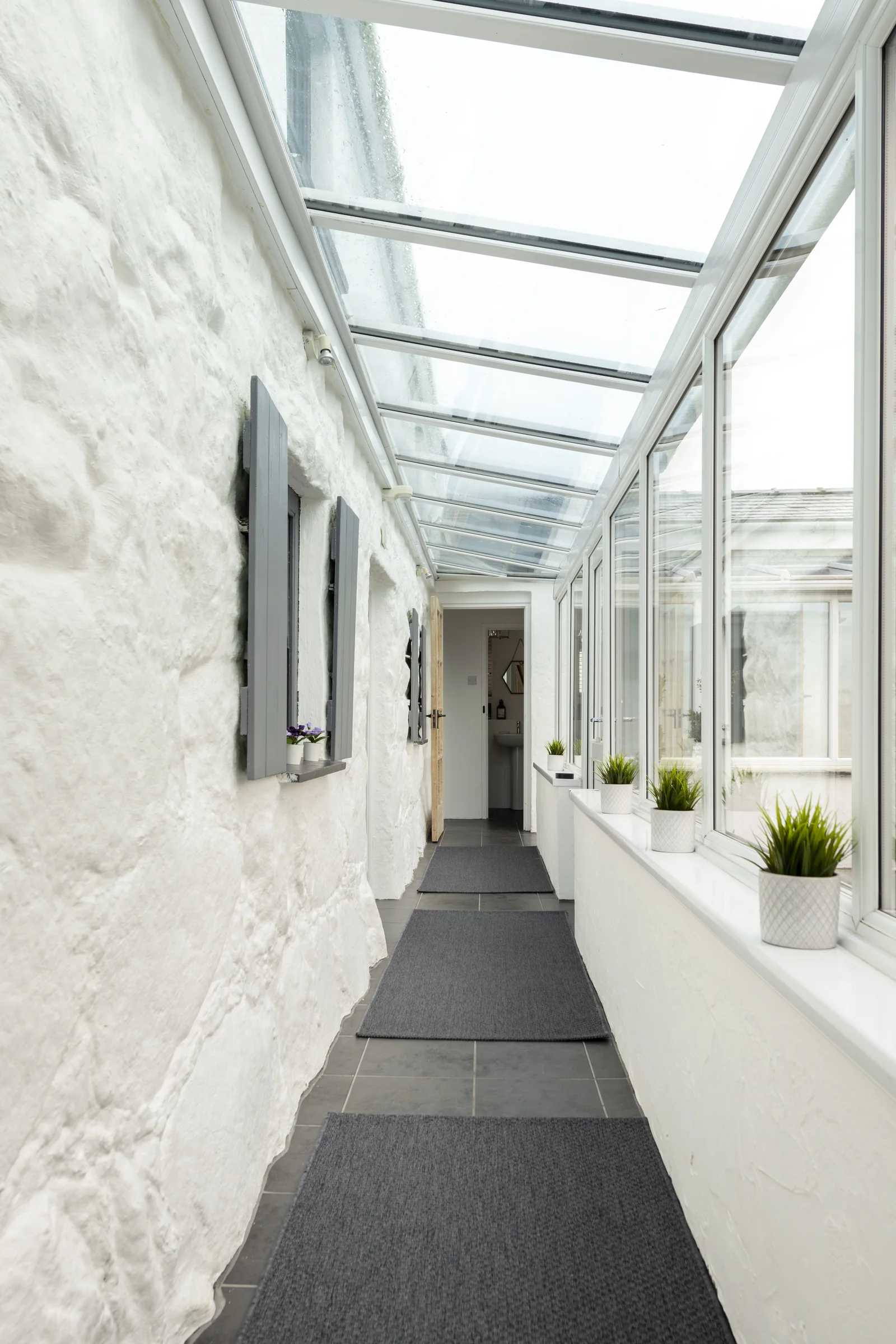 Corridor within the historic house