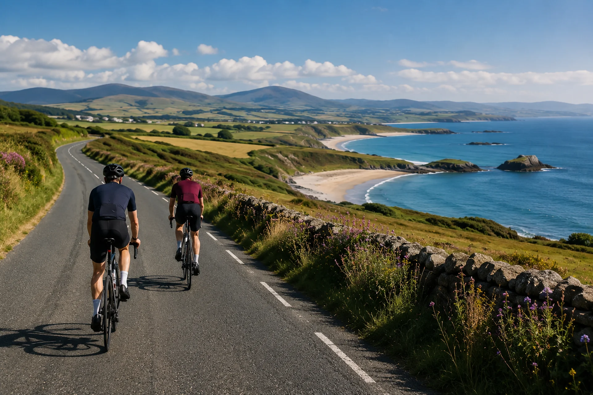 Cycling route along the coast of the Llŷn Peninsula